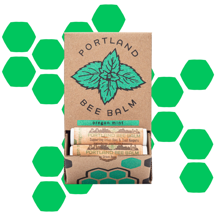 Portland Bee Balm Organic Mint Beeswax Lip Balm