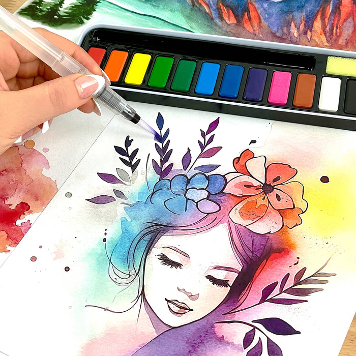 ArtSkills - Watercolor Travel Tin