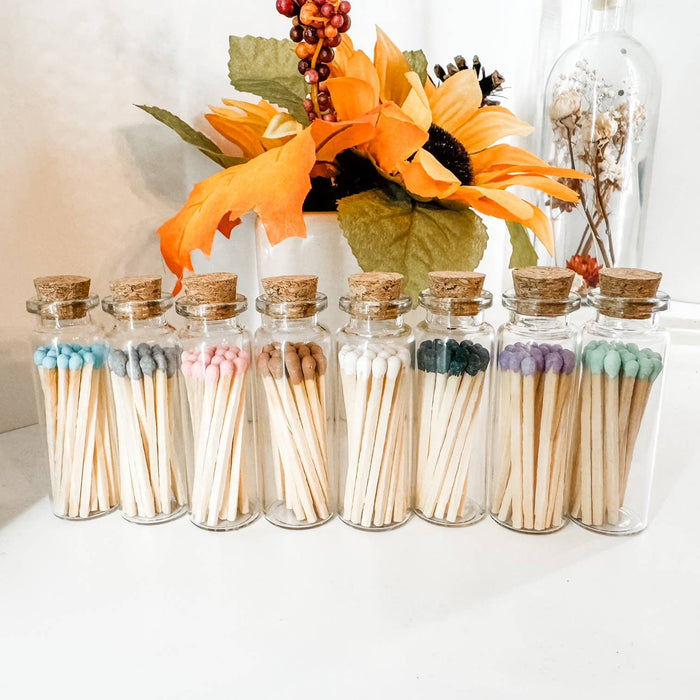 Moonlight Makers - Pink Safety Matches in Glass Vial