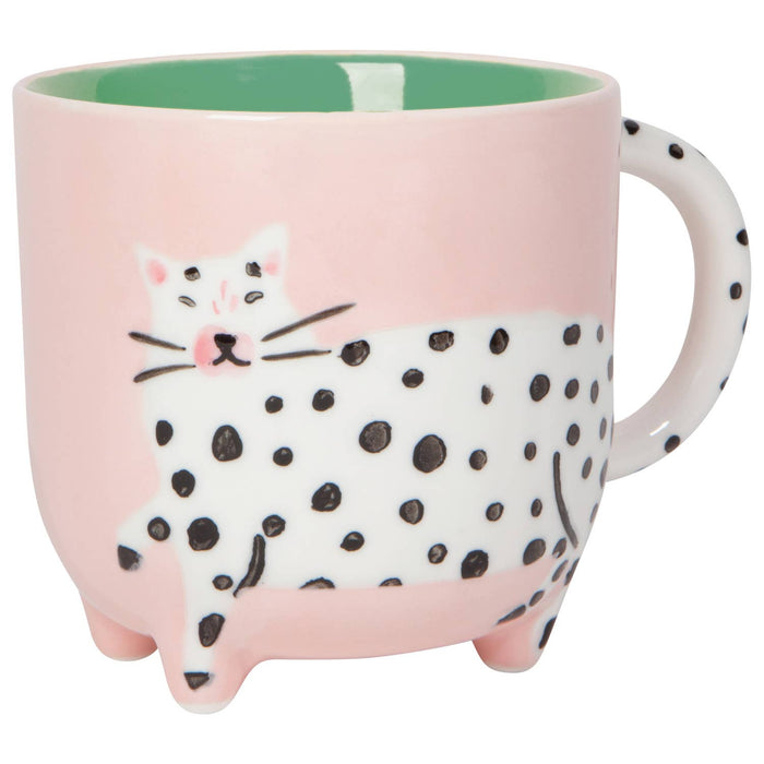 Danica Jubilee - Dotty Cat Critter Mug
