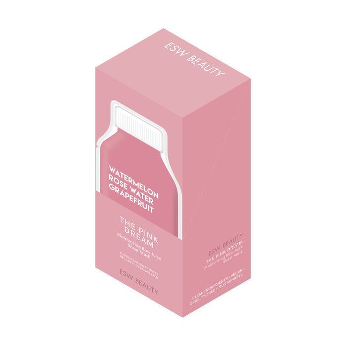 ESW Beauty - The Pink Dream Raw Juice Sheet Masks