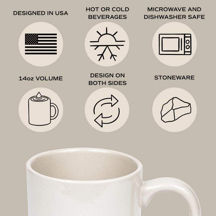 Sweet Water Decor Best Dad Ever 14 oz. Stoneware Coffee Mug