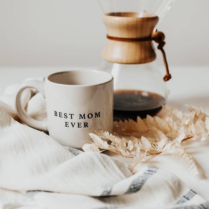Sweet Water Decor Best Mom Ever 14 oz Stoneware Coffee Mug