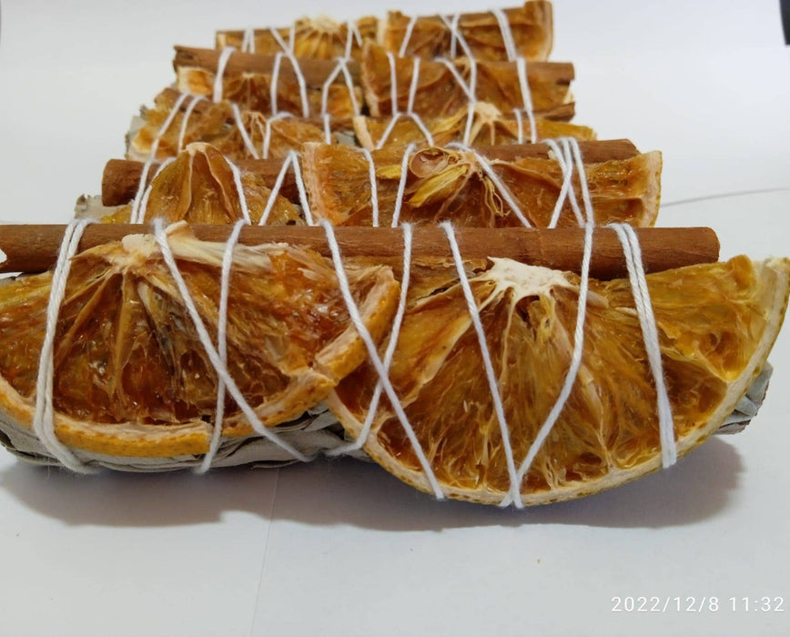 Faiza Naturals Orange Slices and Cinnamon with White Sage Bundle