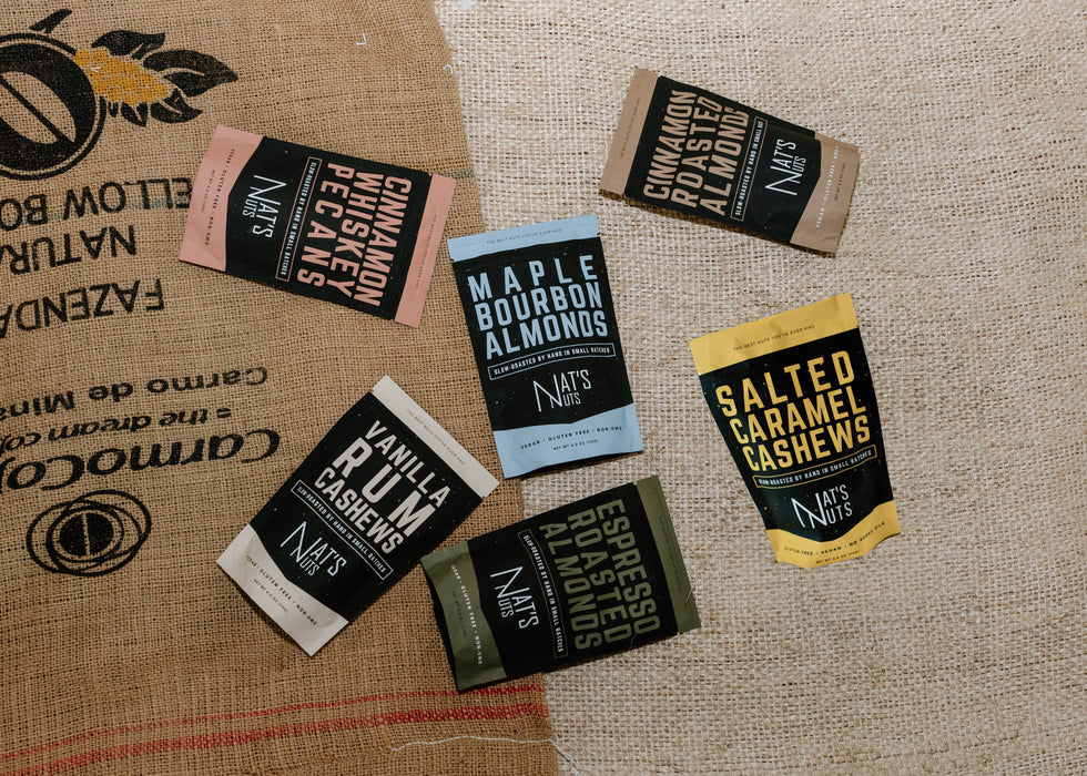 Nat's Nuts 4 oz bag, varied flavors