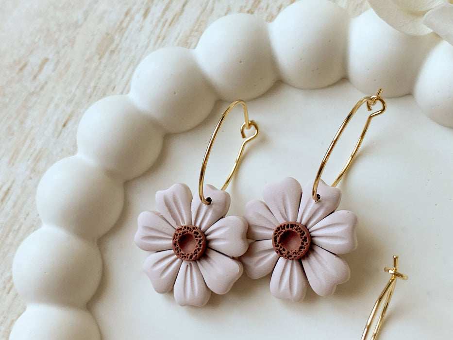 Agaveh Jasmine Hoops: Velveteen