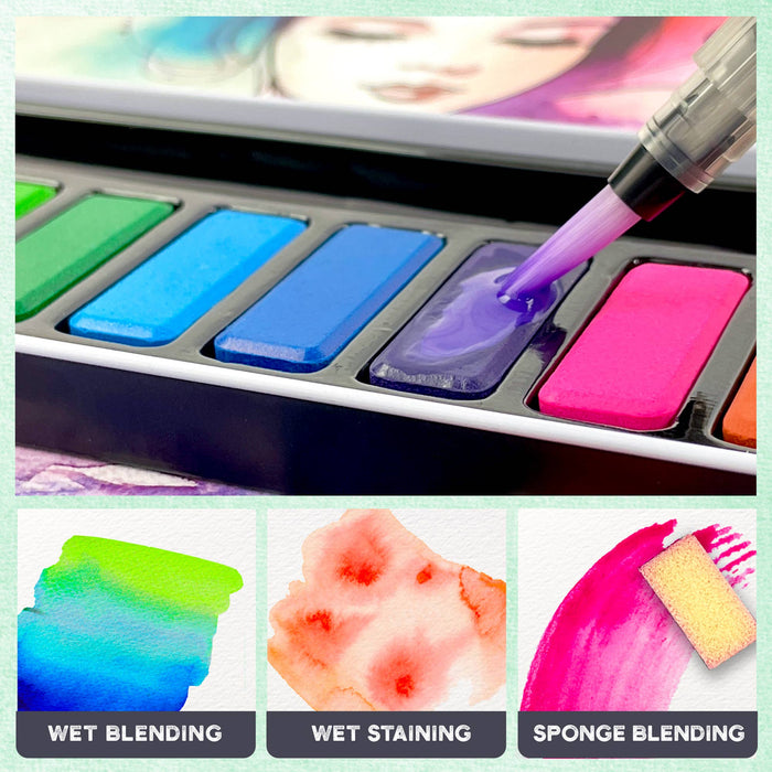 ArtSkills - Watercolor Travel Tin
