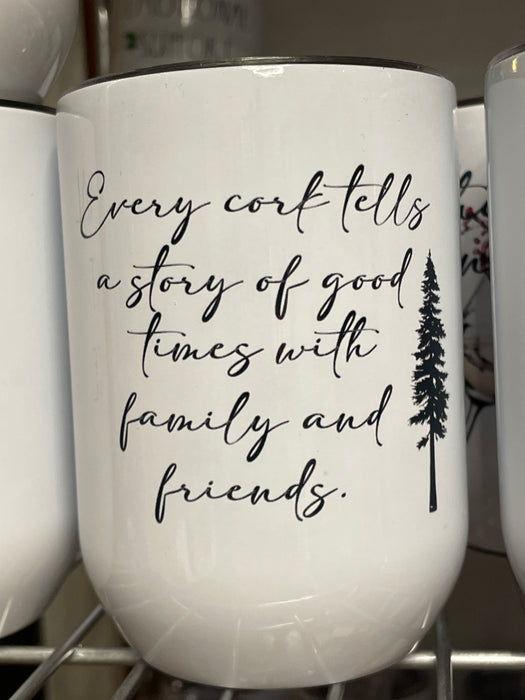 MMS wine tumbler, varied styles