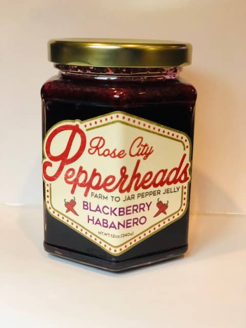 Rose City Pepperheads - Blackberry Habanero Pepper Jelly
