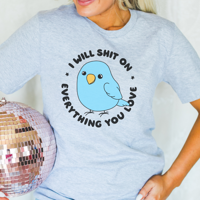 HandCrofted - I Will Shit On Everything You Love Crewneck Tee