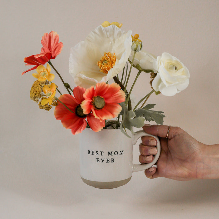 Sweet Water Decor Best Mom Ever 14 oz Stoneware Coffee Mug