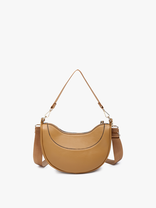 Jen & Co. Monica Half-Moon Shoulder Bag/Crossbody