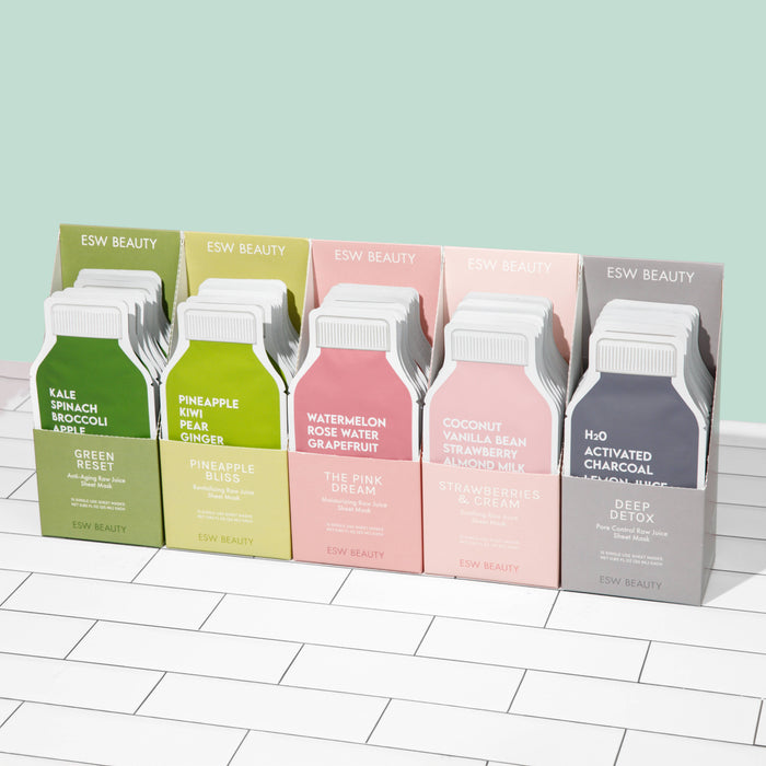 ESW Beauty - Pineapple Bliss Raw Juice Sheet Masks