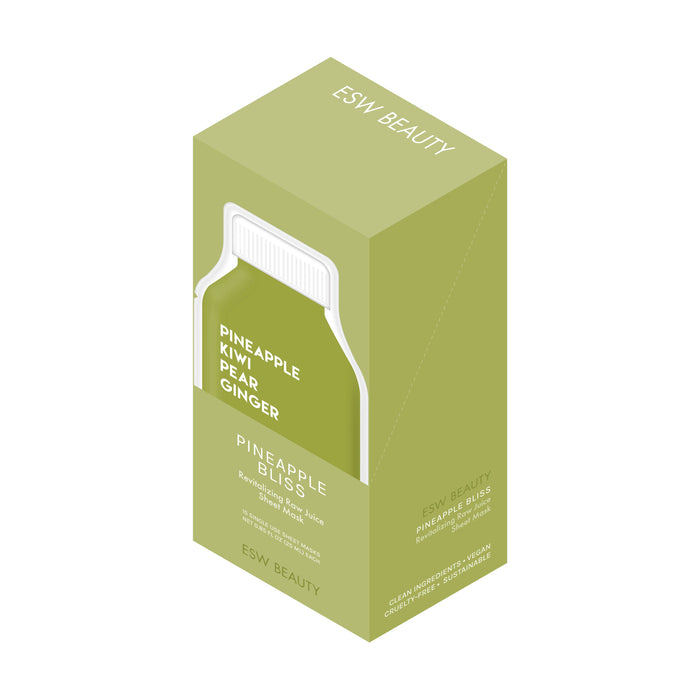 ESW Beauty - Pineapple Bliss Raw Juice Sheet Masks