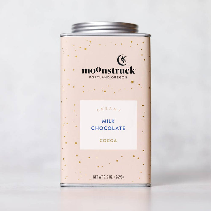 Moonstruck Chocolate Co - Creamy: Milk Chocolate Hot Cocoa Tin