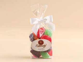 Coblentz Chocolate Company Fruit Slices Bag With Bow