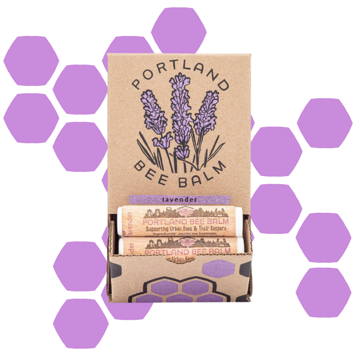 Portland Bee Balm Organic Lavender Beeswax Lip Balm