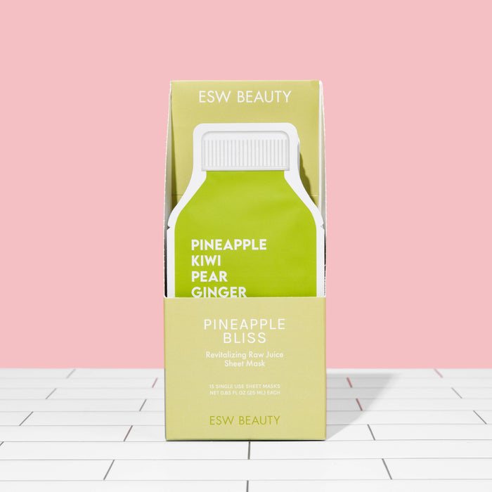 ESW Beauty - Pineapple Bliss Raw Juice Sheet Masks