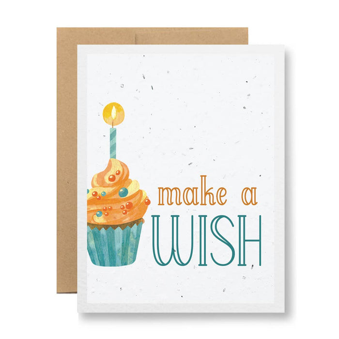 Seedy Cards - Plantable Seed Paper Greeting Card - Make a Wish