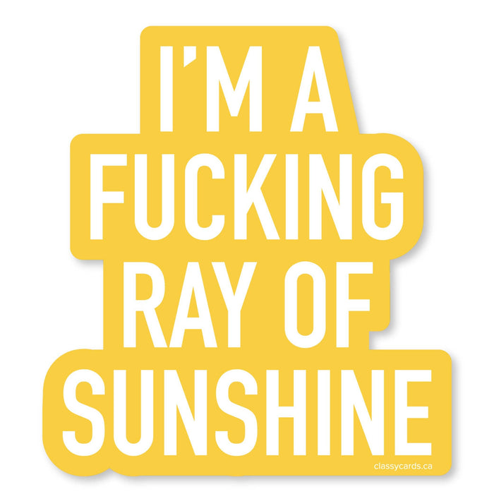 Classy Cards Creative - Ray of Sunshine Vinyl Sticker