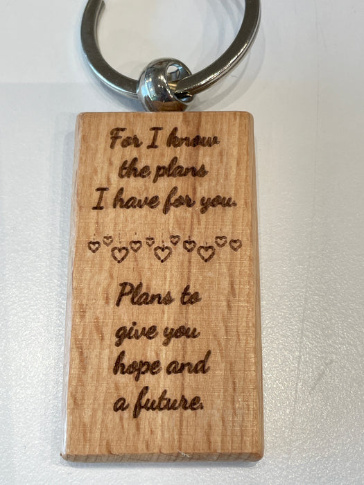 Camas Creations Wooden Engraved Key Rings