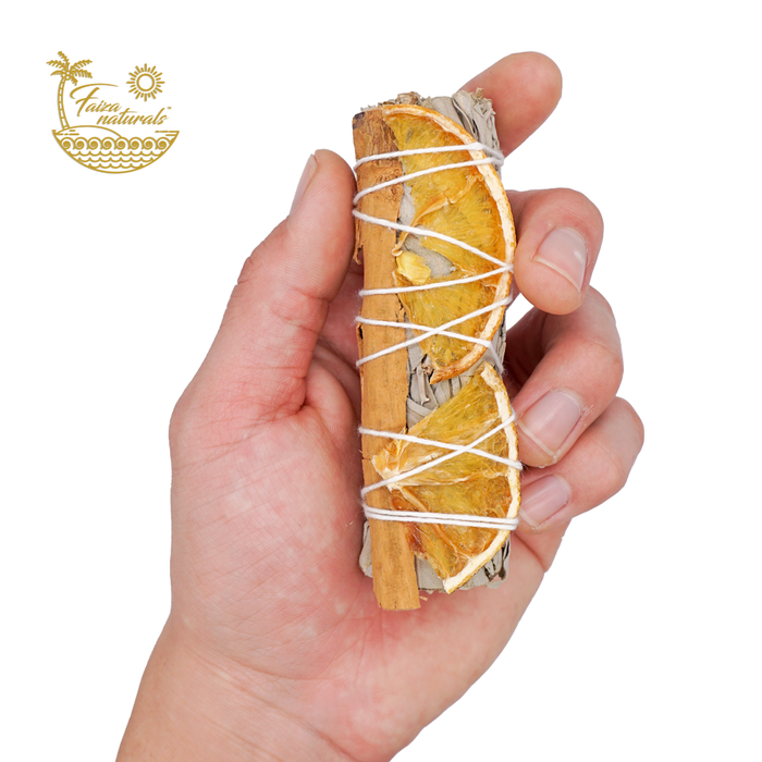 Faiza Naturals Orange Slices and Cinnamon with White Sage Bundle