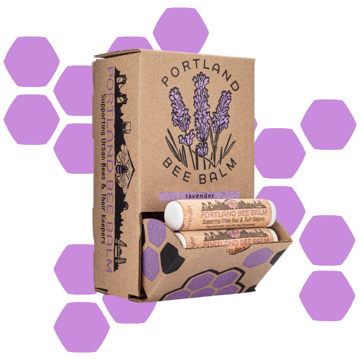 Portland Bee Balm Organic Lavender Beeswax Lip Balm