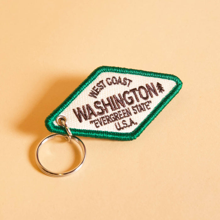 Tender Loving Empire - WA Evergreen State Patch Keychain