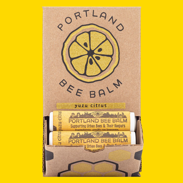 Portland Bee Balm Organic Yuzu Citrus Beeswax Lip Balm