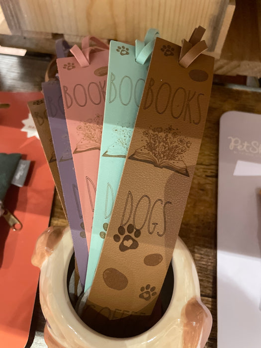 Mayhem Made Simple leather bookmarks