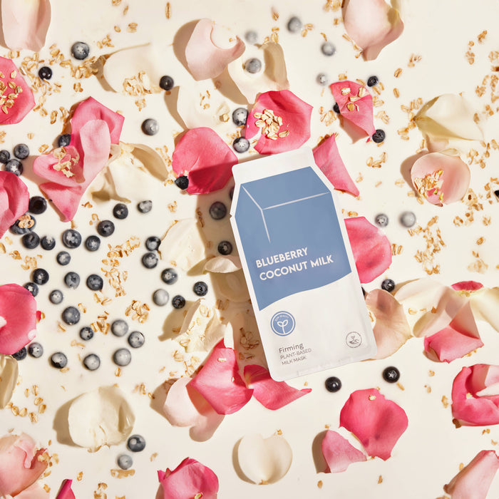 ESW Beauty - Blueberry Coconut Milk Firming Plant-Based Milk Sheet Mask