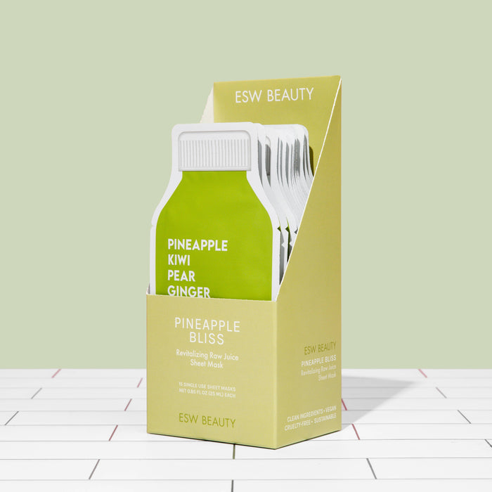 ESW Beauty - Pineapple Bliss Raw Juice Sheet Masks