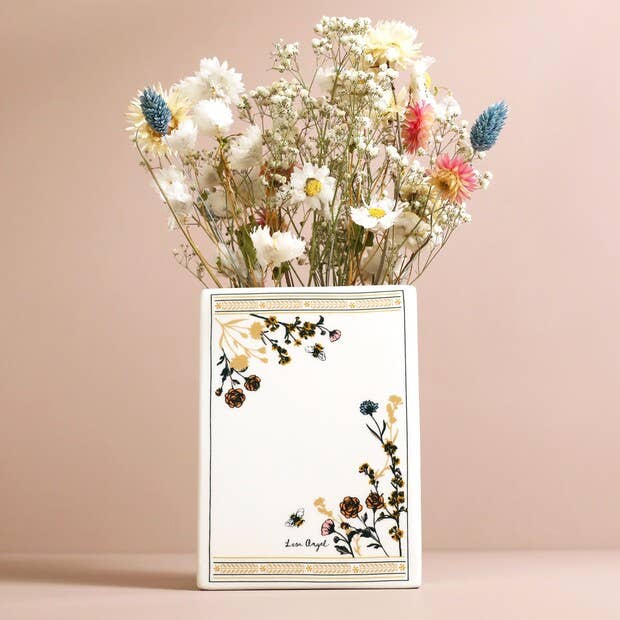 Lisa Angel - Ceramic Little Book of Flowers Vase