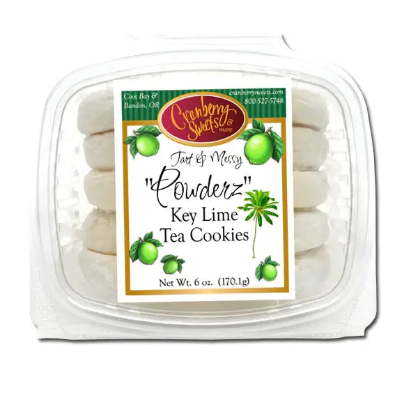 Cranberry Sweets & More - Powderz Tart and Messy Key Lime Tea Cookies