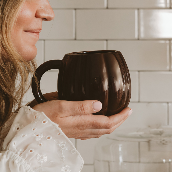 Sweet Water Decor - *NEW* Brown Pumpkin Coffee Mug - Fall Decor & Gifts