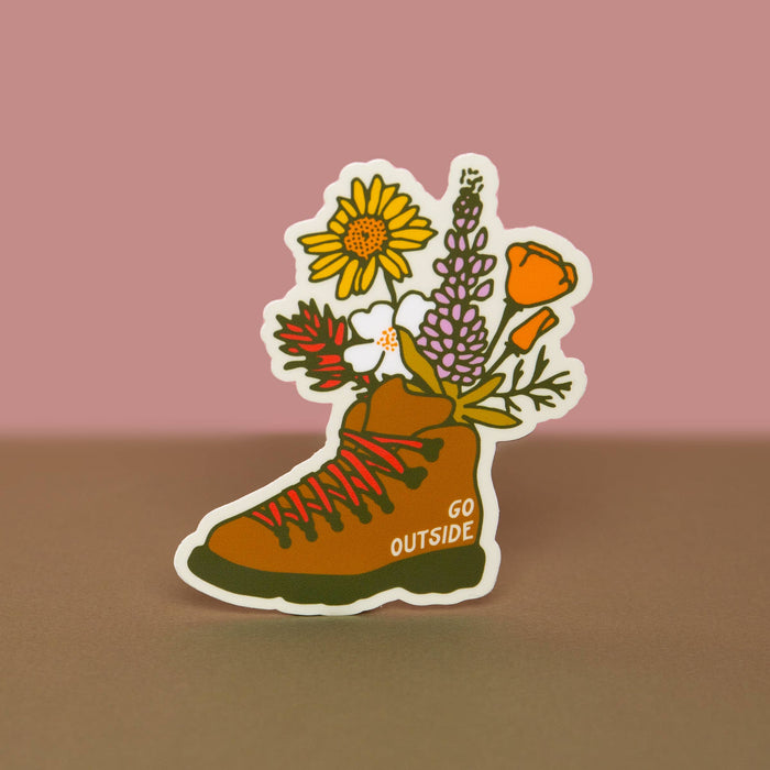 Tender Loving Empire - Go Outside Hiking Sticker