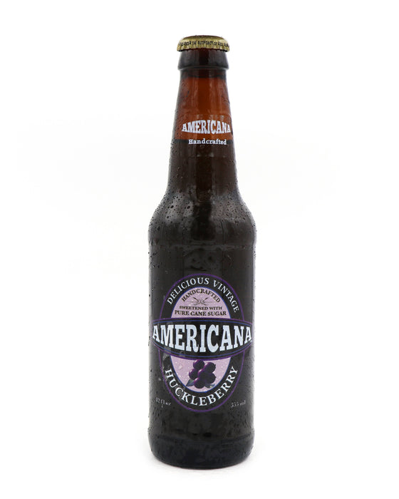Grandpa Joe's Candy Shop - Americana Huckleberry Soda, 12oz Glass Bottle