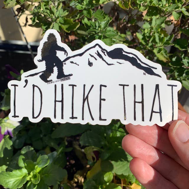 Moonlight Makers - I'd Hike That - Die Cut Stickers