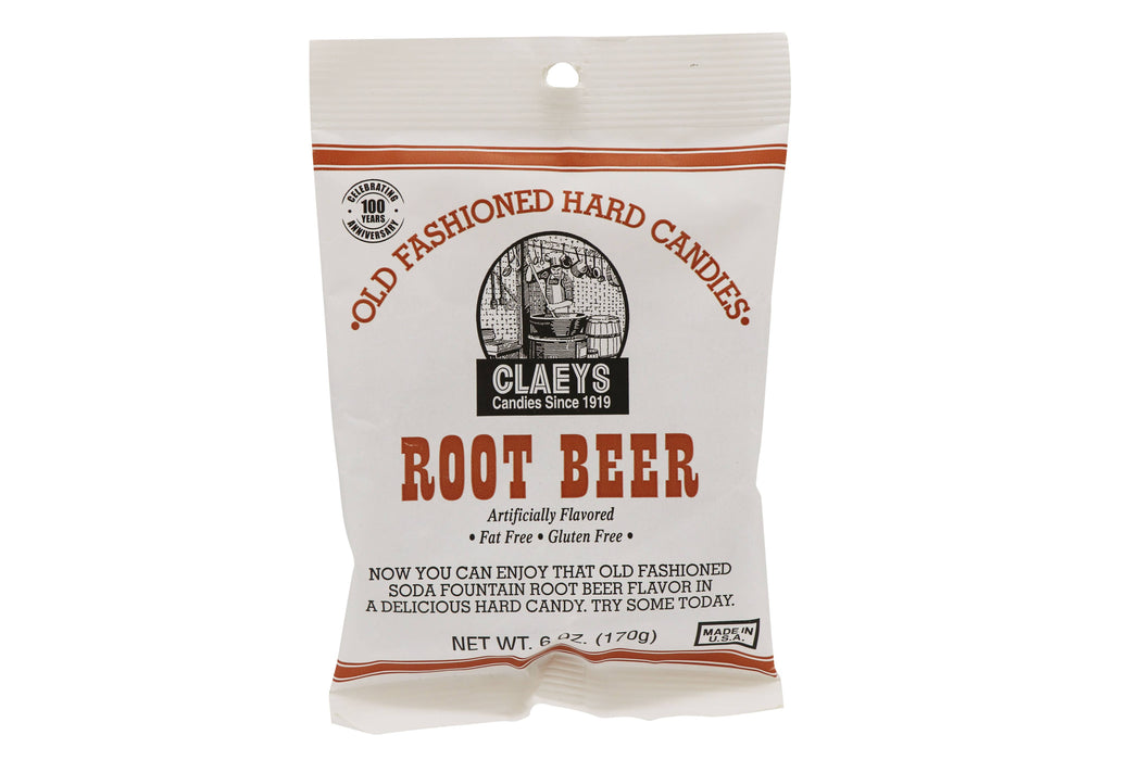 Grandpa Joe's Candy Shop - Claeys Old Fashioned Hard Candies Root Beer