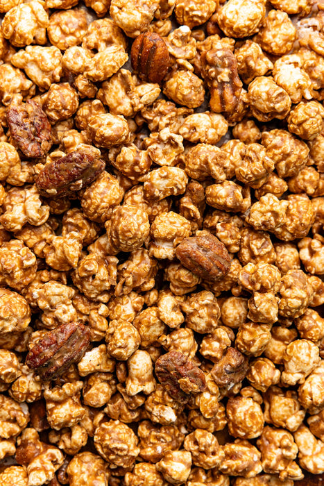 Poppy Hand-Crafted Popcorn Cinnamon Bourbon Pecan Popcorn