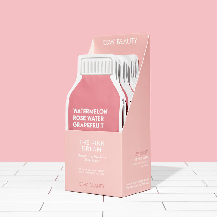 ESW Beauty - The Pink Dream Raw Juice Sheet Masks