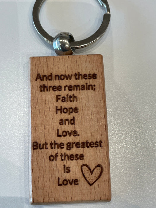 Camas Creations Wooden Engraved Key Rings