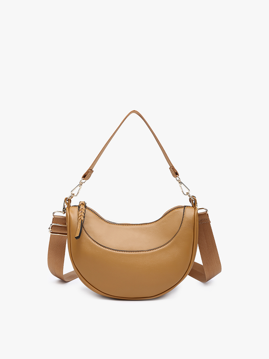 Jen & Co. Monica Half-Moon Shoulder Bag/Crossbody