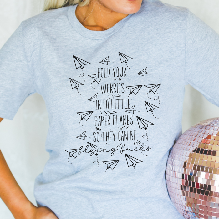 HandCrofted - Flying Fucks Crewneck Tee