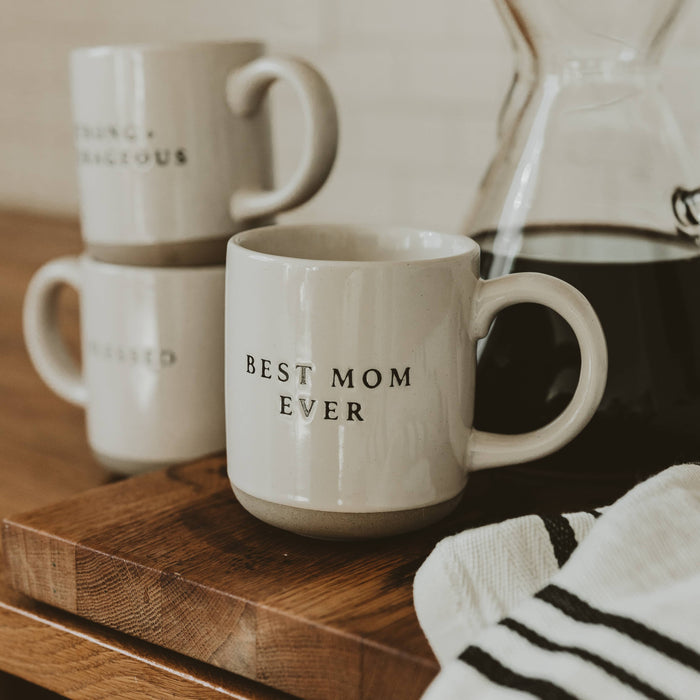 Sweet Water Decor Best Mom Ever 14 oz Stoneware Coffee Mug