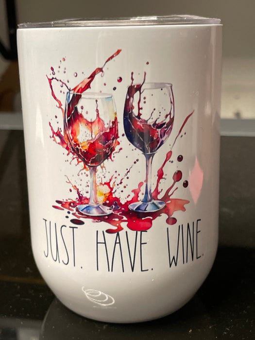 MMS wine tumbler, varied styles