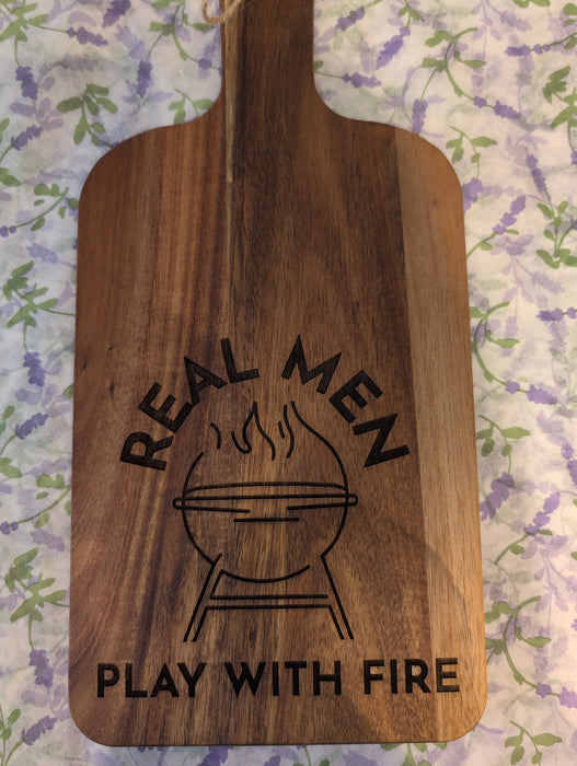 Laser Engraved Cutting Board Father's Day edition