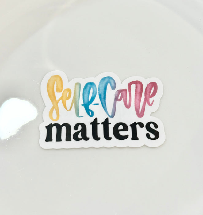 HandCrofted Sticker DISCONTINUED Self-care Matters