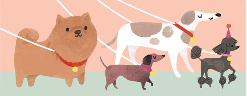 Up with Paper Pop-Up Card Dog Walker