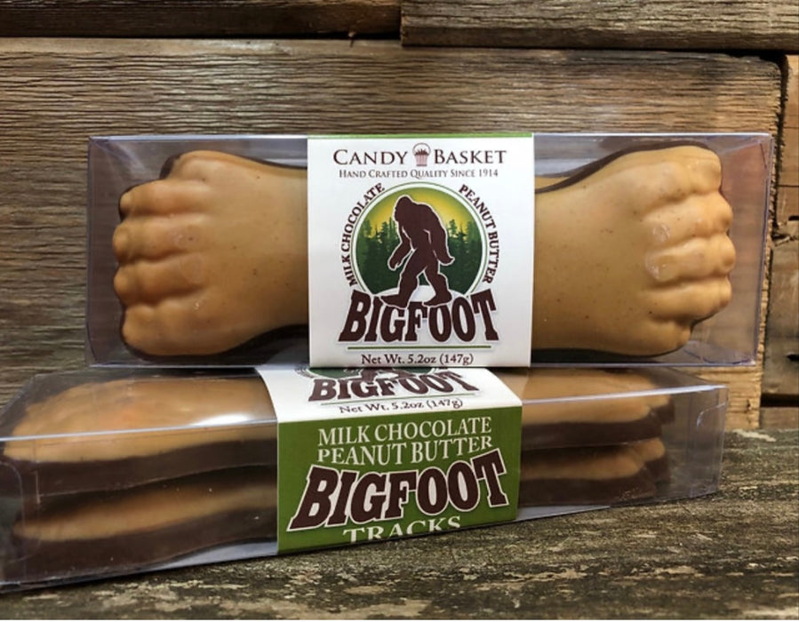 Candy Basket Chocolate & Peanut Butter Bigfoot Track